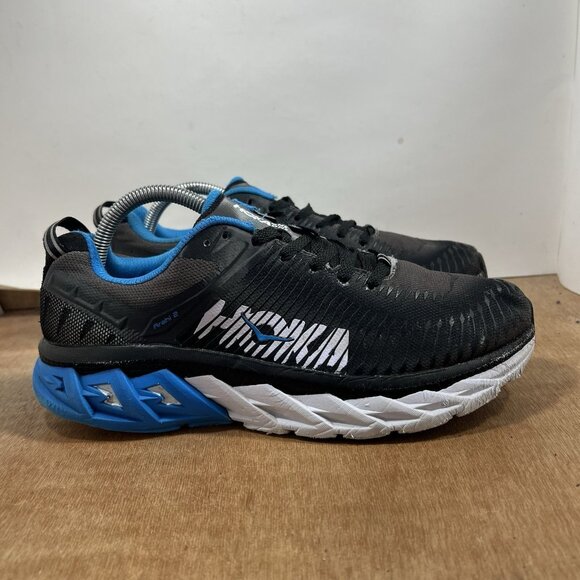 Hoka One One Arahi 2 Men's Size 9.5 Blue Running Shoe - Picture 1 of 9